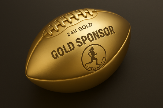 2025 SHE IS A BALLER – Arizona Girls Flag Football GOLD Sponsor (Premium Visibility Package)